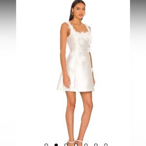 Elder Dress in White- ELLIATT Small